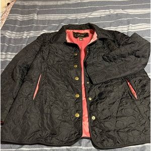 Black Coach jacket size XL, used in good condition